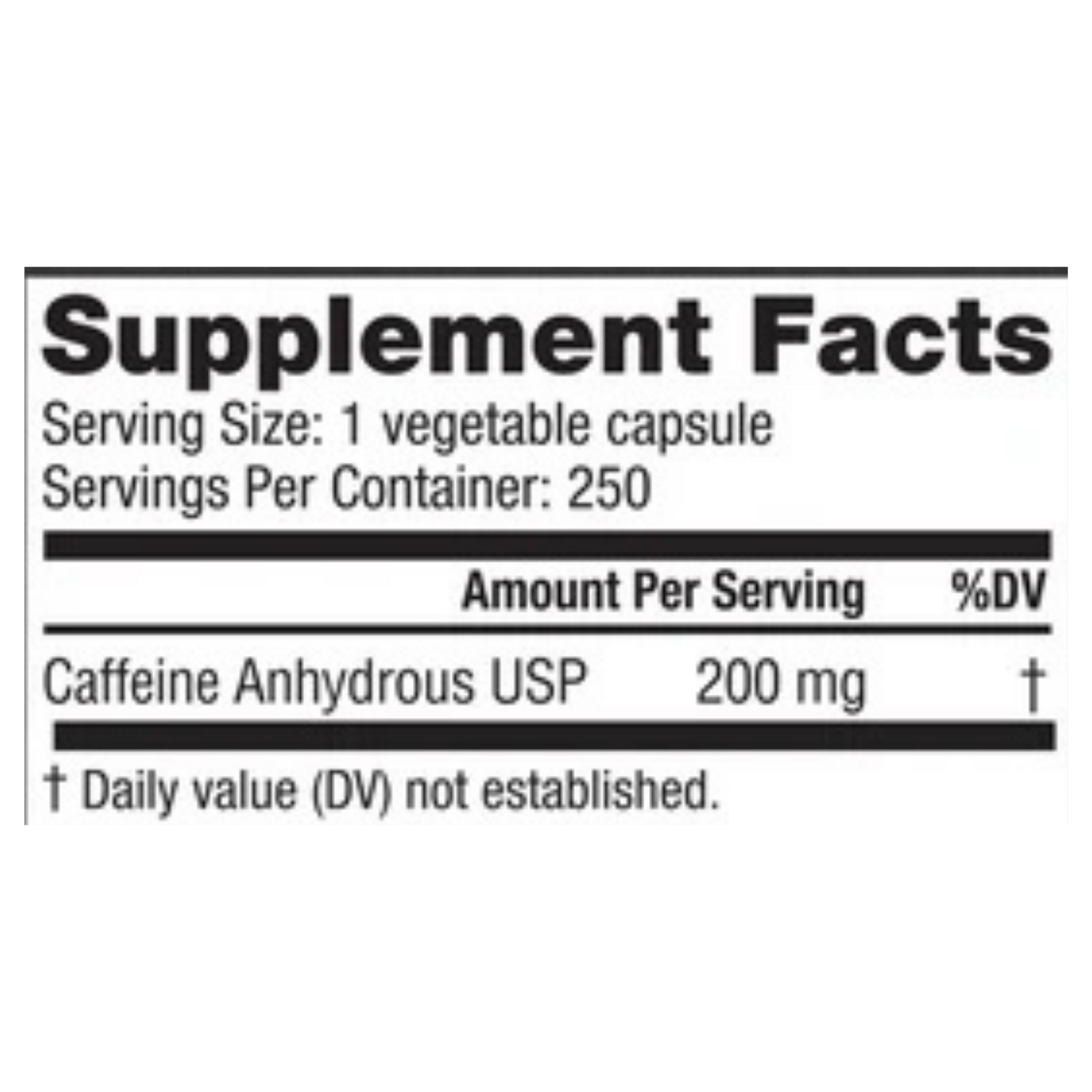Nutrabio Caffeine-
