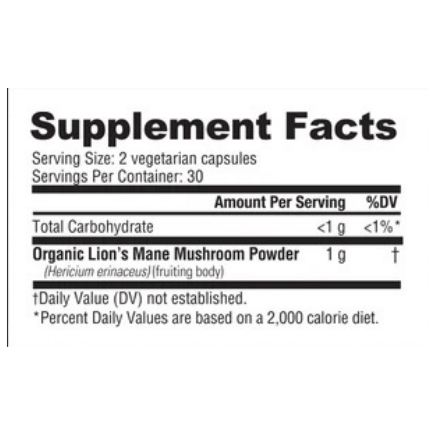Nutrabio Lions Mane-