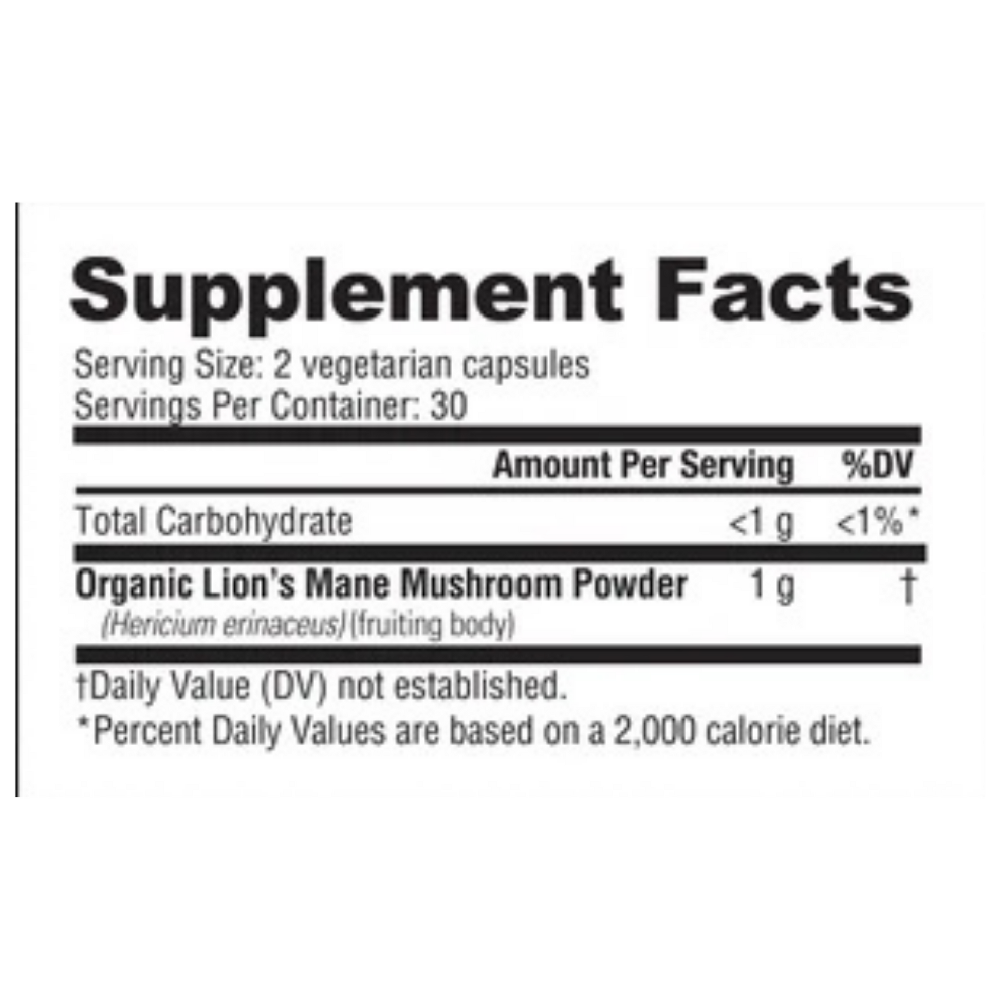 Nutrabio Lions Mane-