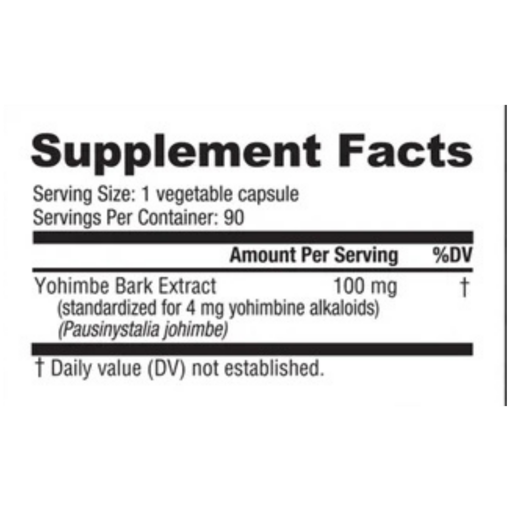 Nutrabio Yohimbe-