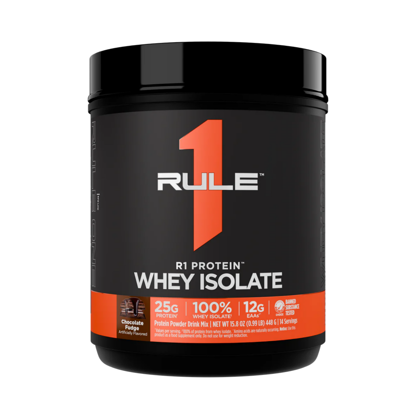 Rule 1 - R1 Protein Whey Isolate-1lb / Chocolate Fudge