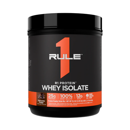 Rule 1 - R1 Protein Whey Isolate-1lb / Chocolate Fudge