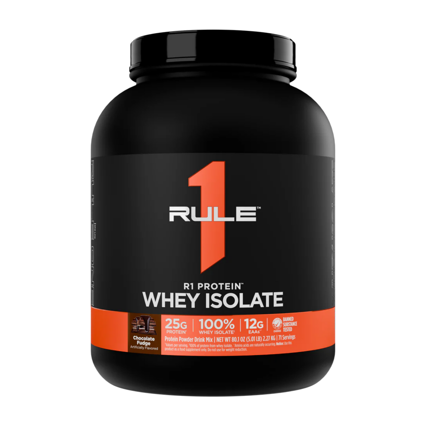 Rule 1 - R1 Protein Whey Isolate-5lb / Chocolate Fudge