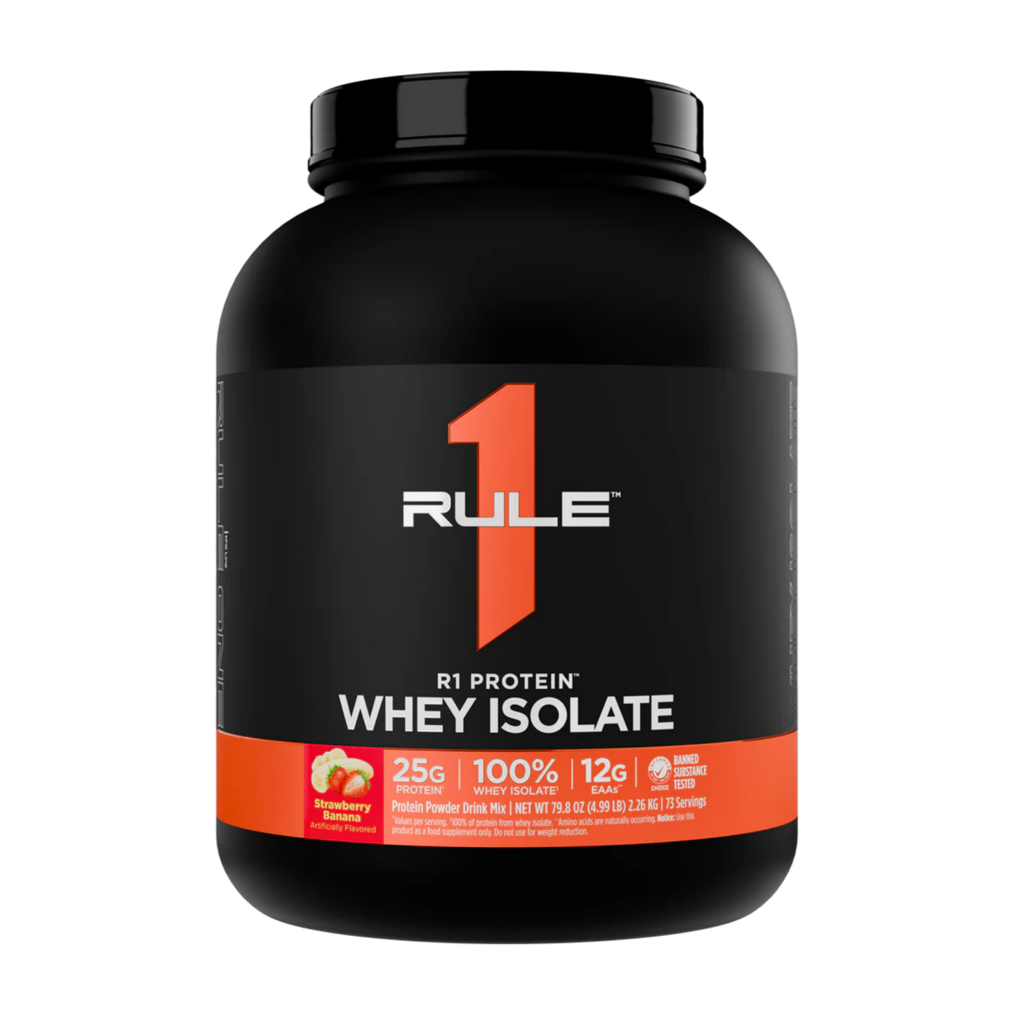 Rule 1 - R1 Protein Whey Isolate-5lb / Strawberry Banana