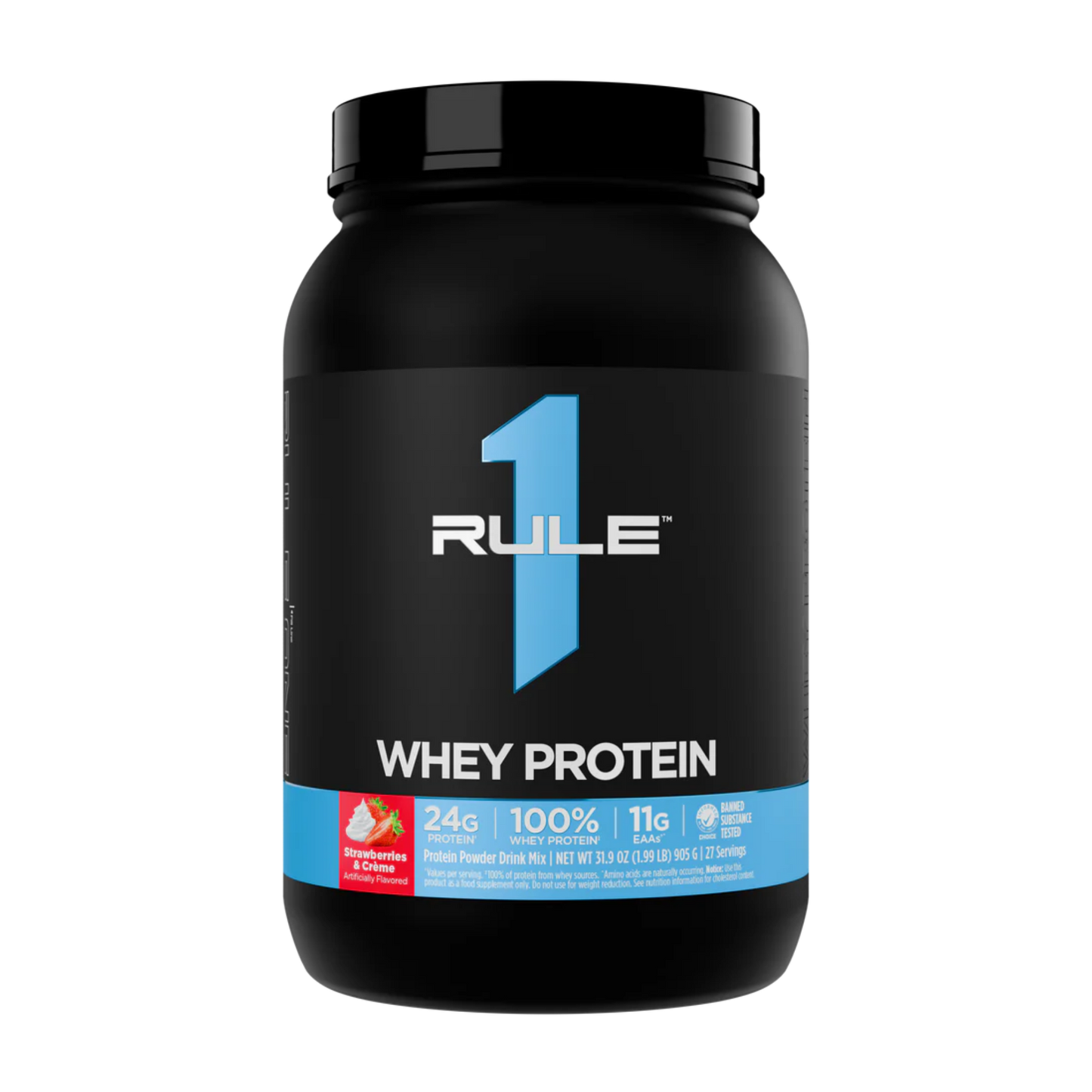 Rule 1 - R1 Whey Blend Protein-2lb / Strawberries & Creme