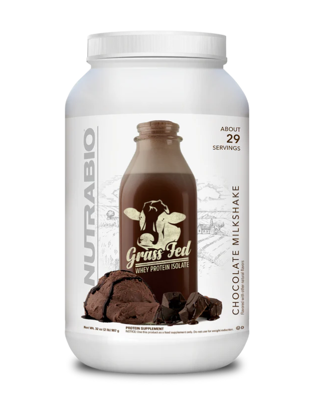 Nutrabio - Grass Fed Whey Protein Isolate Protein Exalted Nutrition