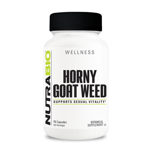 Nutrabio Horny Goat Weed Natural Health Exalted Nutrition