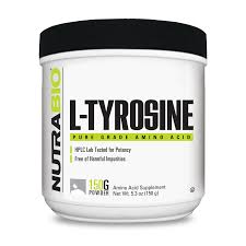 Nutrabio L-Tyrosine Powder Amino Acids Exalted Nutrition