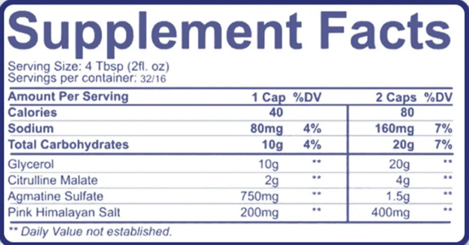 Pump Sauce Pre Workout Exalted Nutrition
