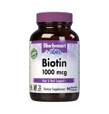 Bluebonnet Biotin 5000 Mcg 120 Caps - Exalted Nutrition