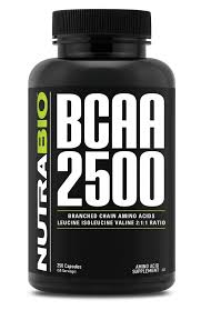 Nutrabio BCAA 2500 Capsules