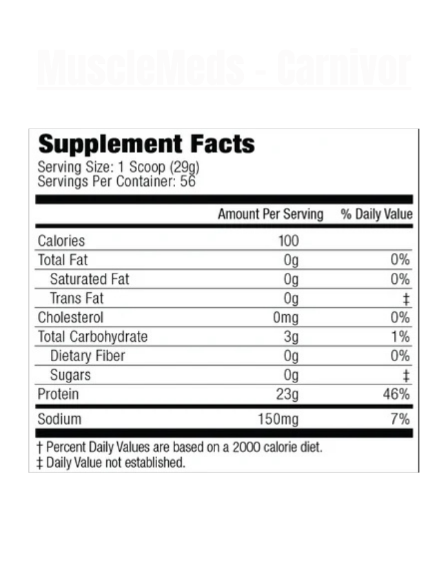 MuscleMeds - Carnivor Beef Protein - Exalted Nutrition