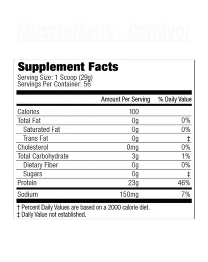 MuscleMeds - Carnivor Beef Protein - Exalted Nutrition