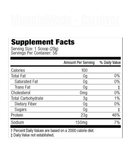 MuscleMeds - Carnivor Beef Protein