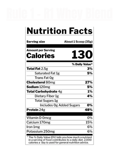 Rule 1 - R1 Whey Blend Protein