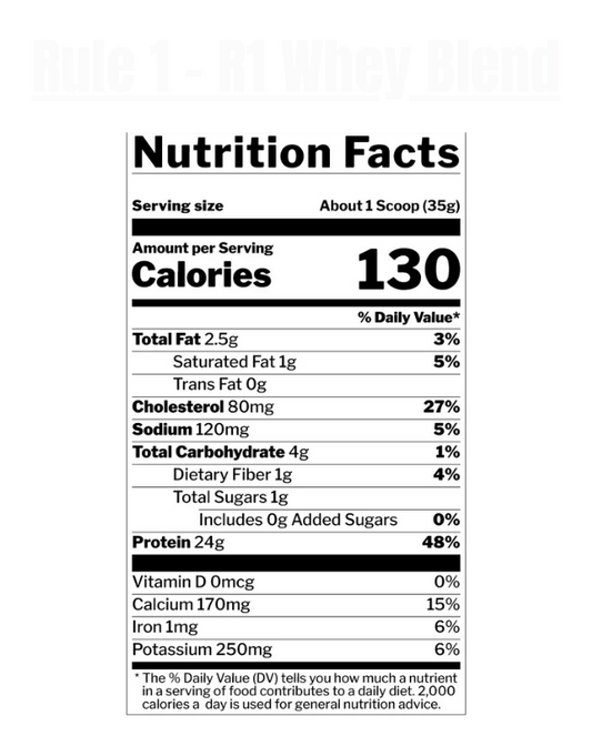 Rule 1 - R1 Whey Blend Protein